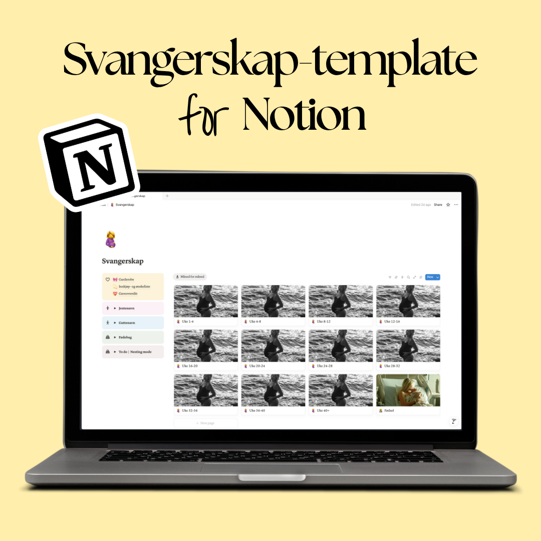 Svangerskap-template | Notion