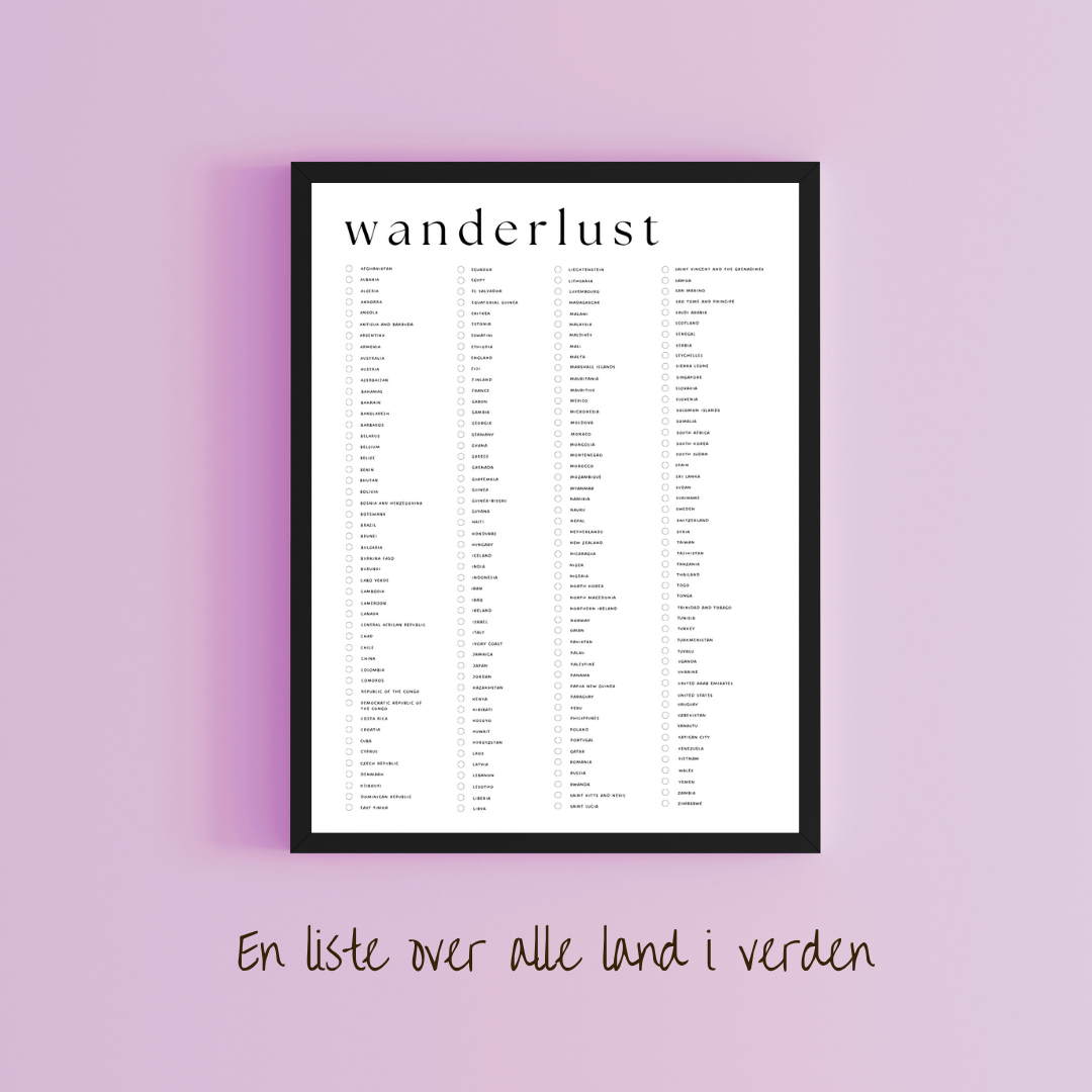 Travel bucket list-poster-template | Canva